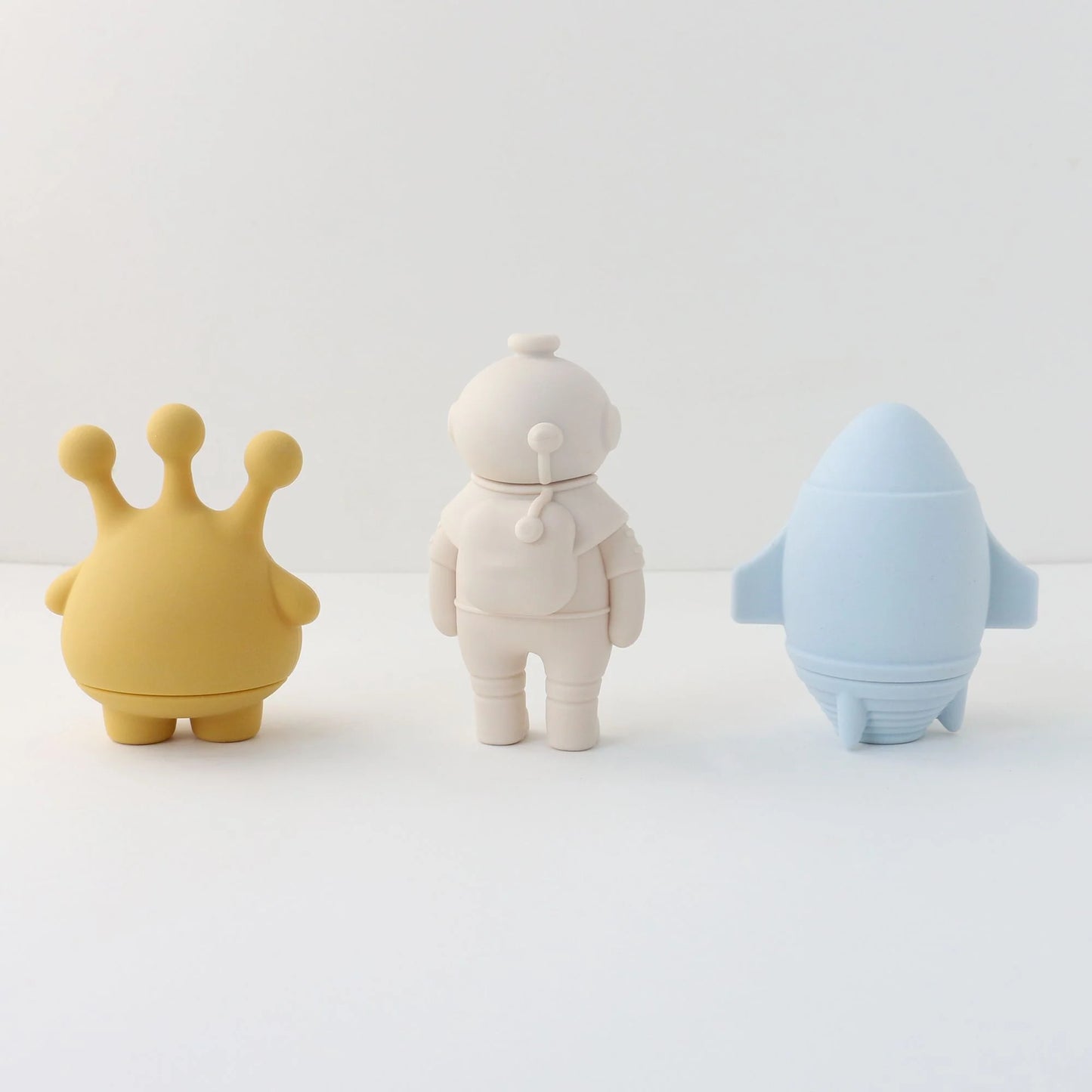 Space Bath Toy Set - Mold Free Design - 3 pc