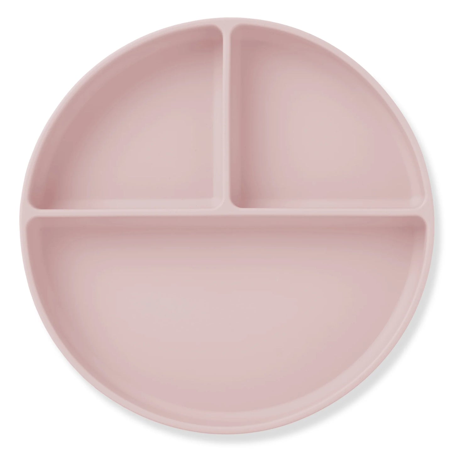 Silicone Divided Suction Plate - Pink - 6m+