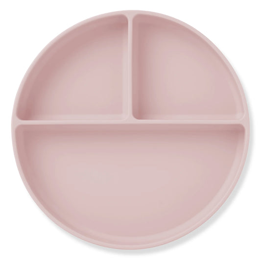 Silicone Divided Suction Plate - Pink - 6m+
