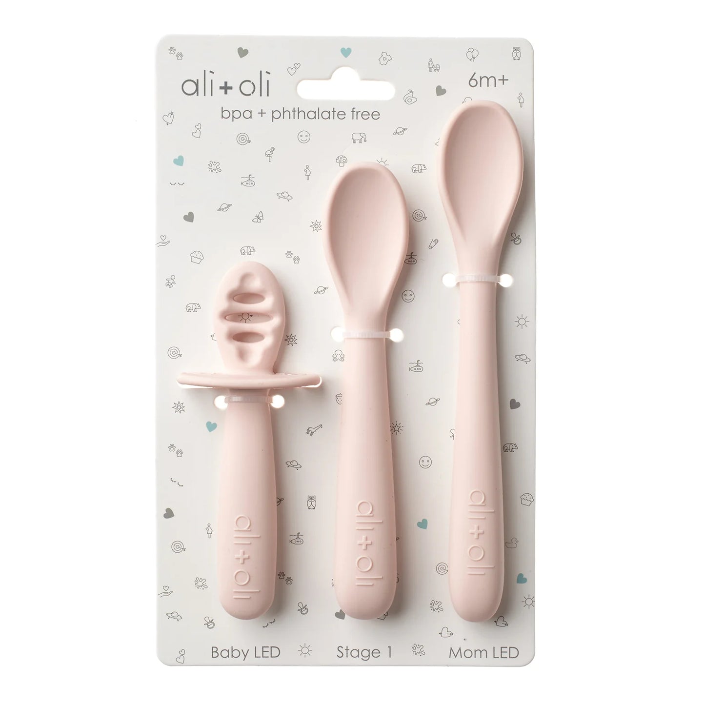 Multi Stage Spoon Set for Baby - Blush - 6m+