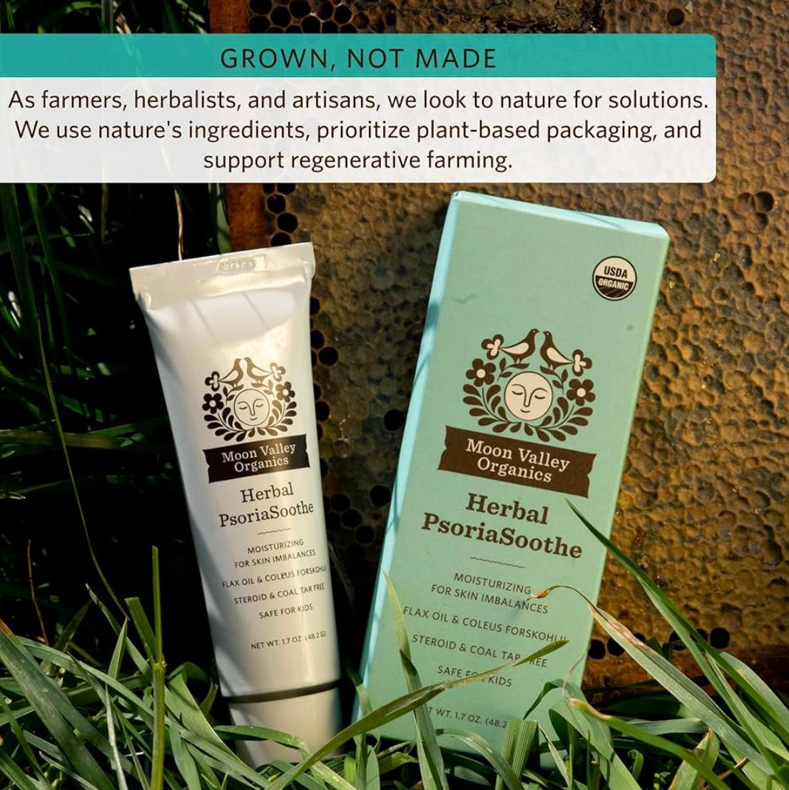 Herbal PsoriaSoothe - For Psoriasis, Eczema, Dry and Itchy Skin - For Adults & Kids