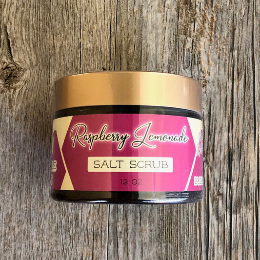 Raspberry Lemonade Salt Scrub