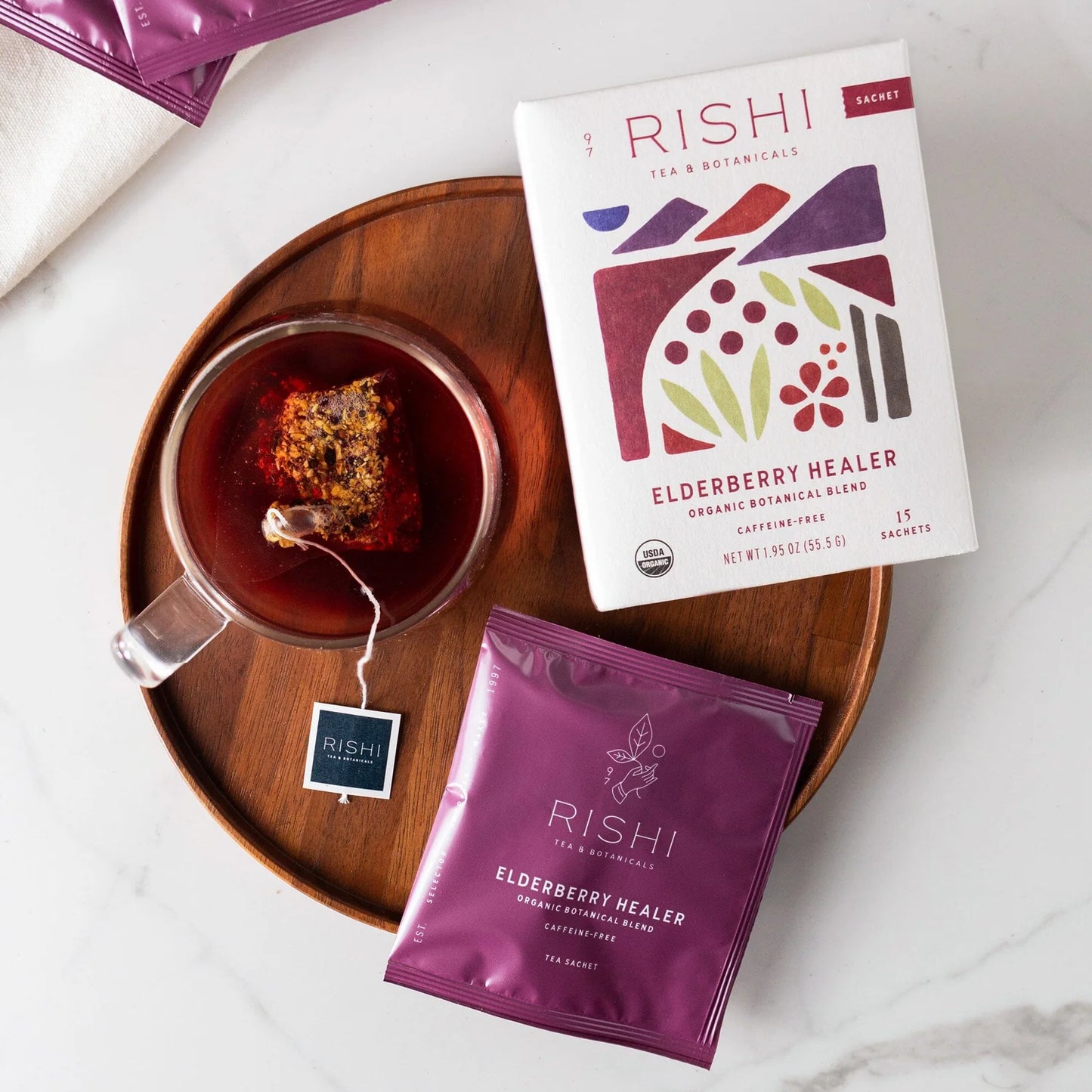 Organic Elderberry Healer Tea