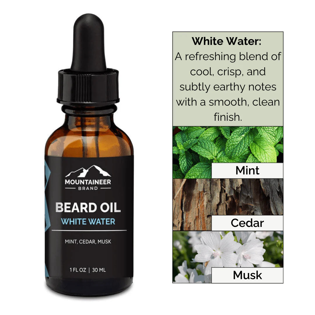Natural Beard Oil - White Water
