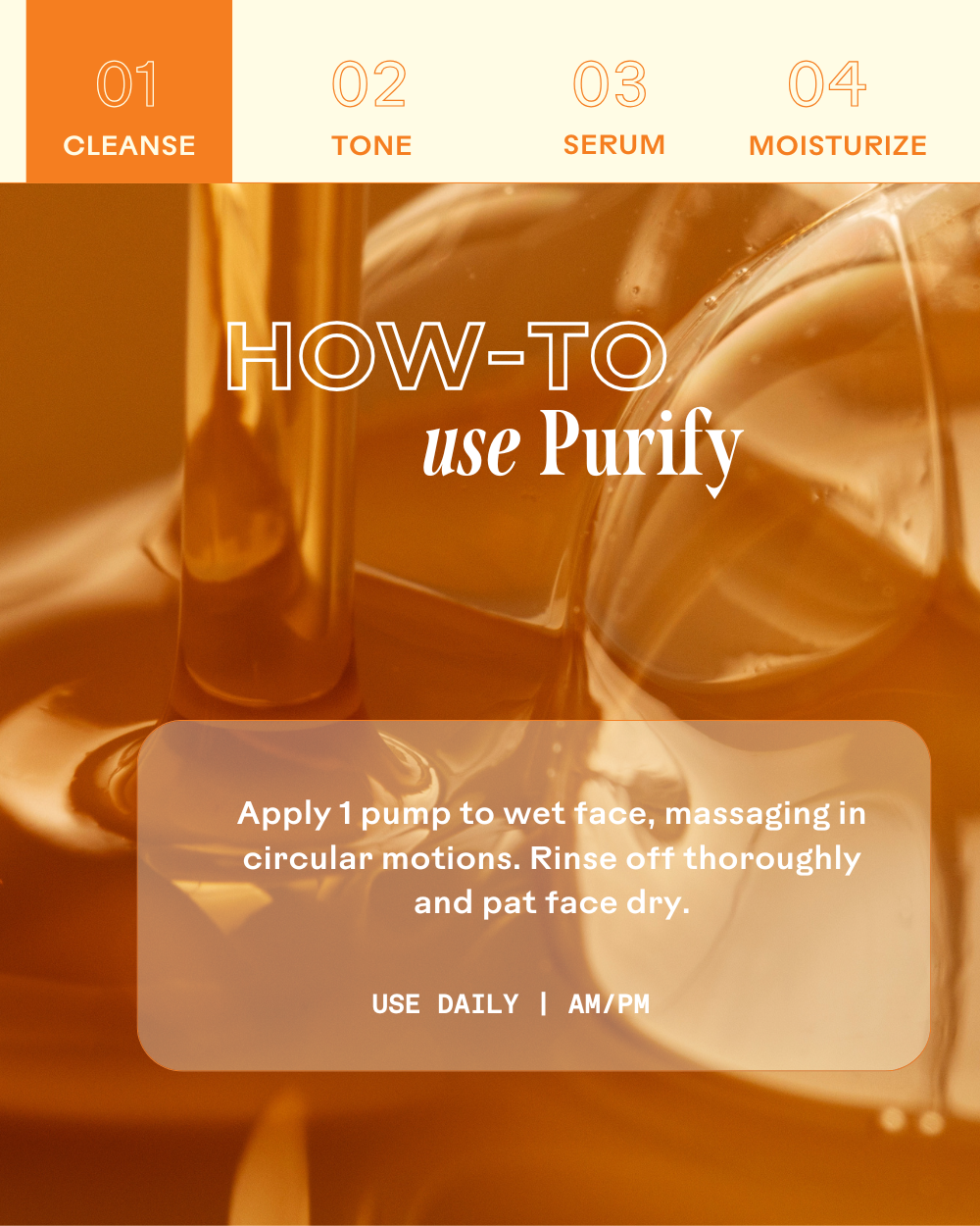 Purify Aloe + Amino Acid Gel Cleanser - Gentle Brightening Cleanser