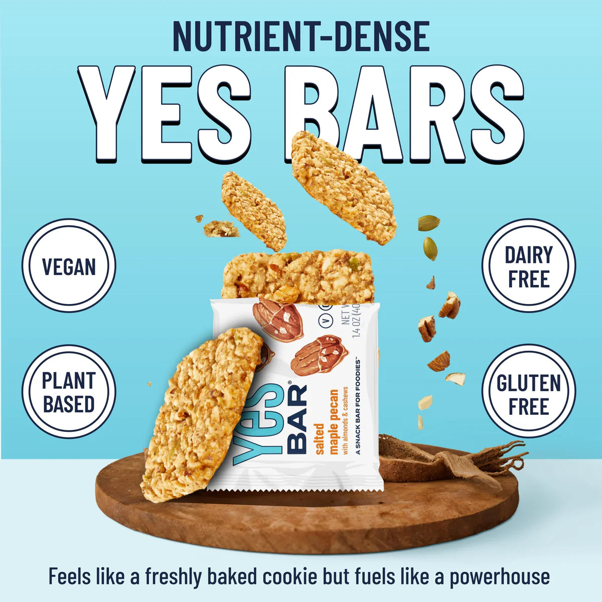 Salted Maple Pecan Snack Bar