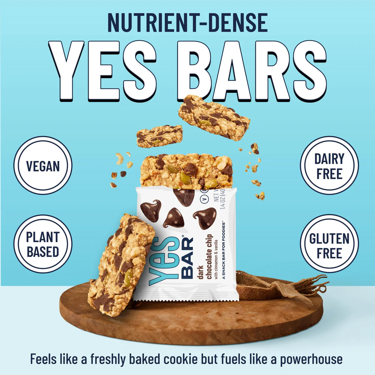 Dark Chocolate Chip Snack Bar