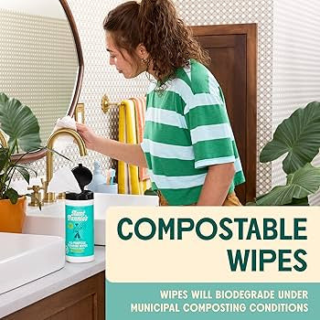 Cleaning Vinegar Wipes Bright Lemon