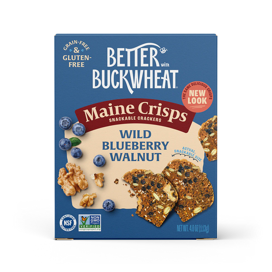 Wild Blueberry Walnut Crisps