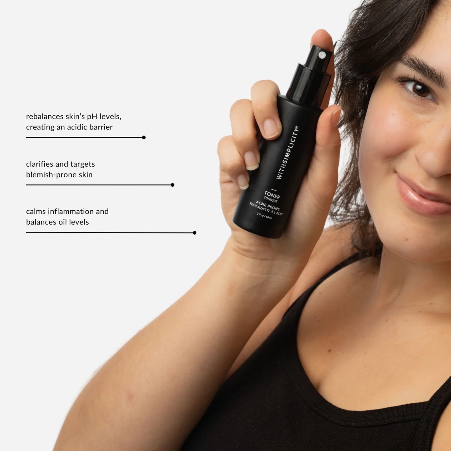 Clarifying Toner for Acne Prone Skin - Aloe, Witch Hazel