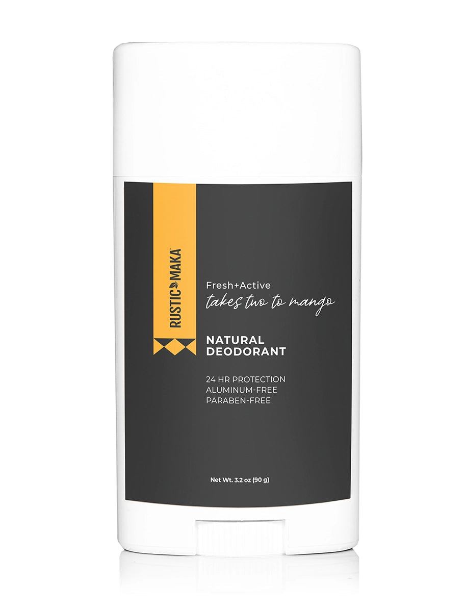 Takes Two To Mango Natural Deodorant, Magnesium + Charcoal - Baking-Soda Free