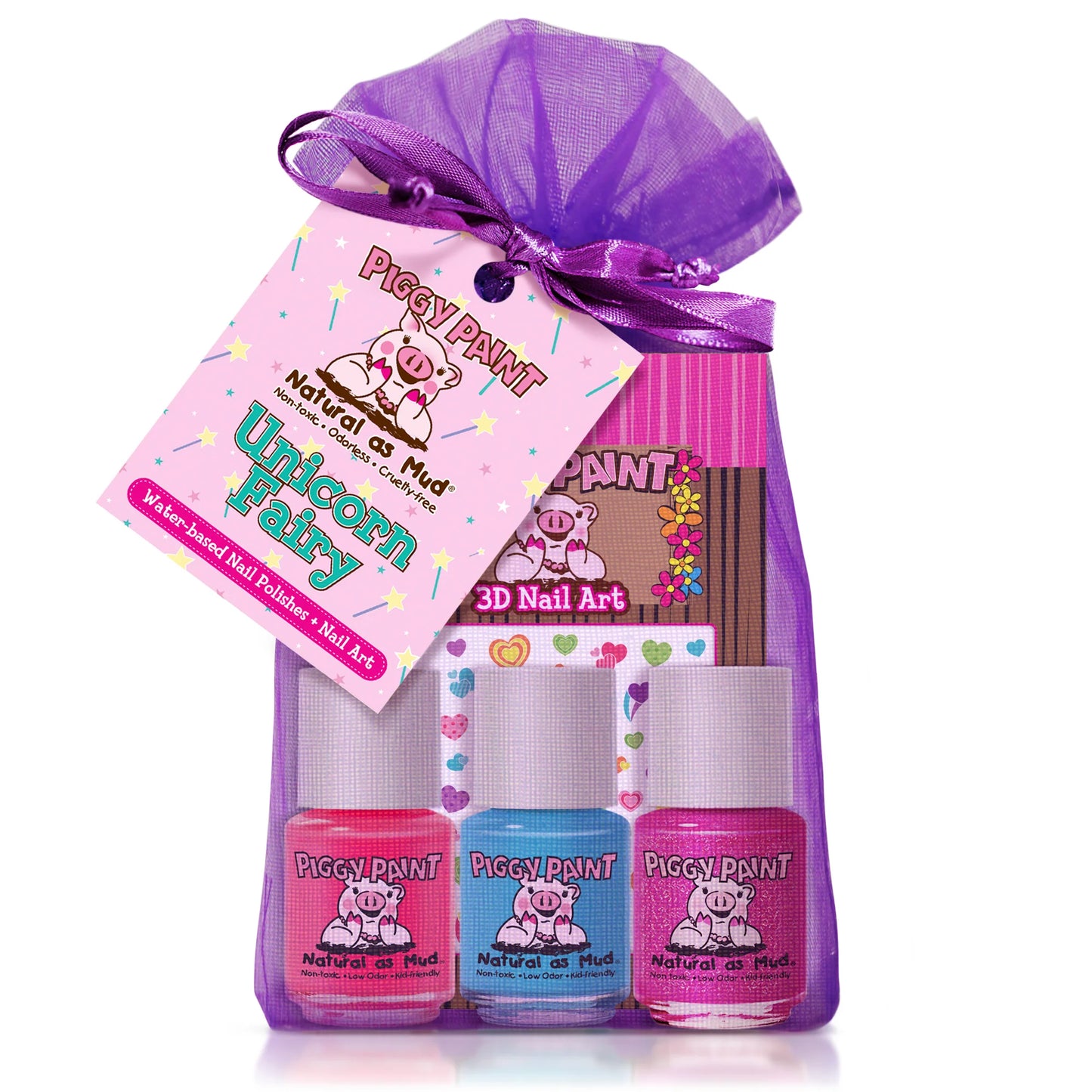 Unicorn Fairy Gift Set - Kids Non-toxic Nail Polish