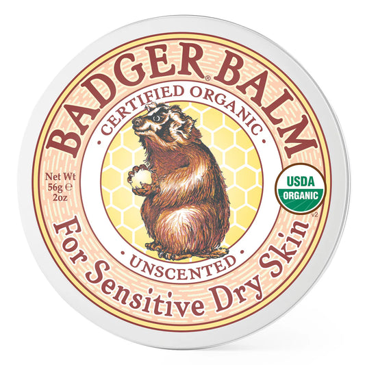 Badger Balm Unscented - For Sensitive Dry Skin