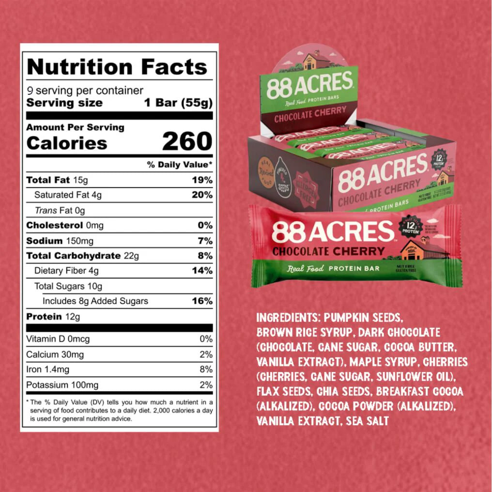 Chocolate Cherry Protein Bar