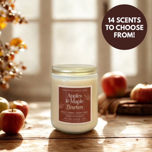 100% Soy Wax Candle - 14 Scents to Choose From - 8 oz.