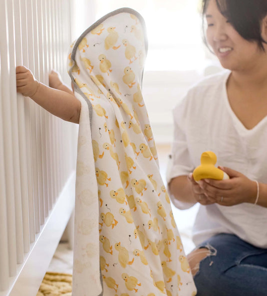 Little Ducks Organic Cotton Hooded Towels - 2 pack