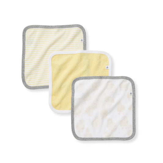Little Ducks Organic Cotton Washcloths - 3 pack