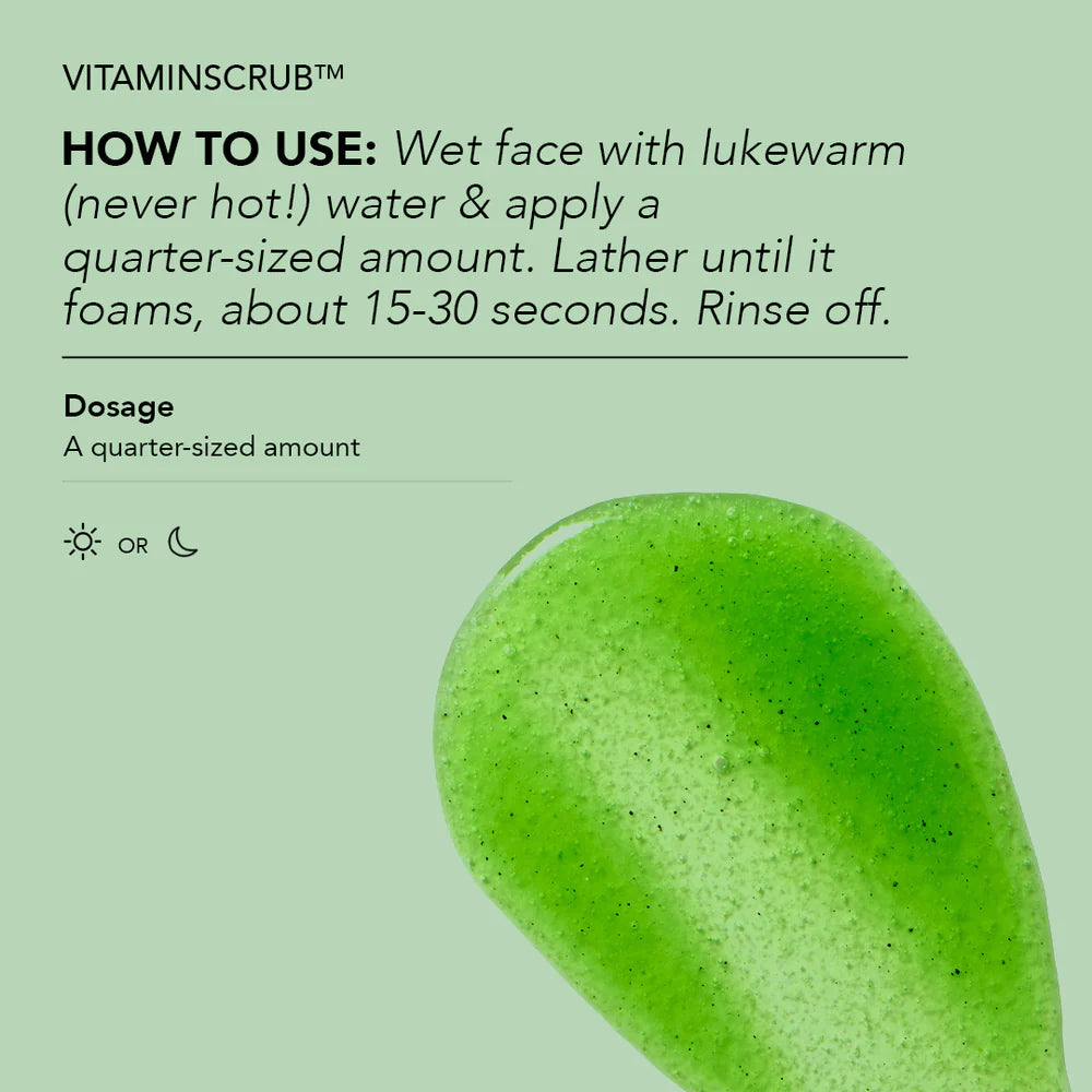 VITAMINSCRUB™ Antioxidant-Infused Scrub Cleanser