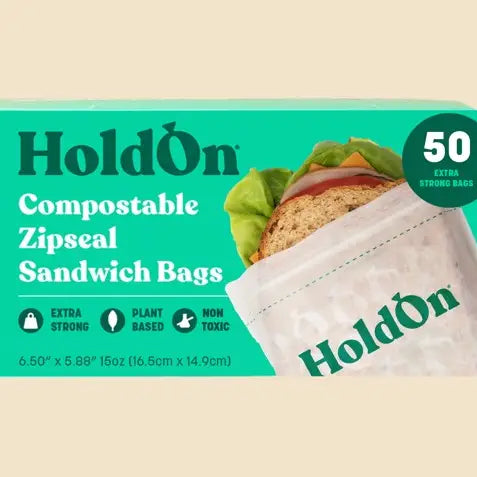 Sandwich Zip Seal Bags - 50 pack