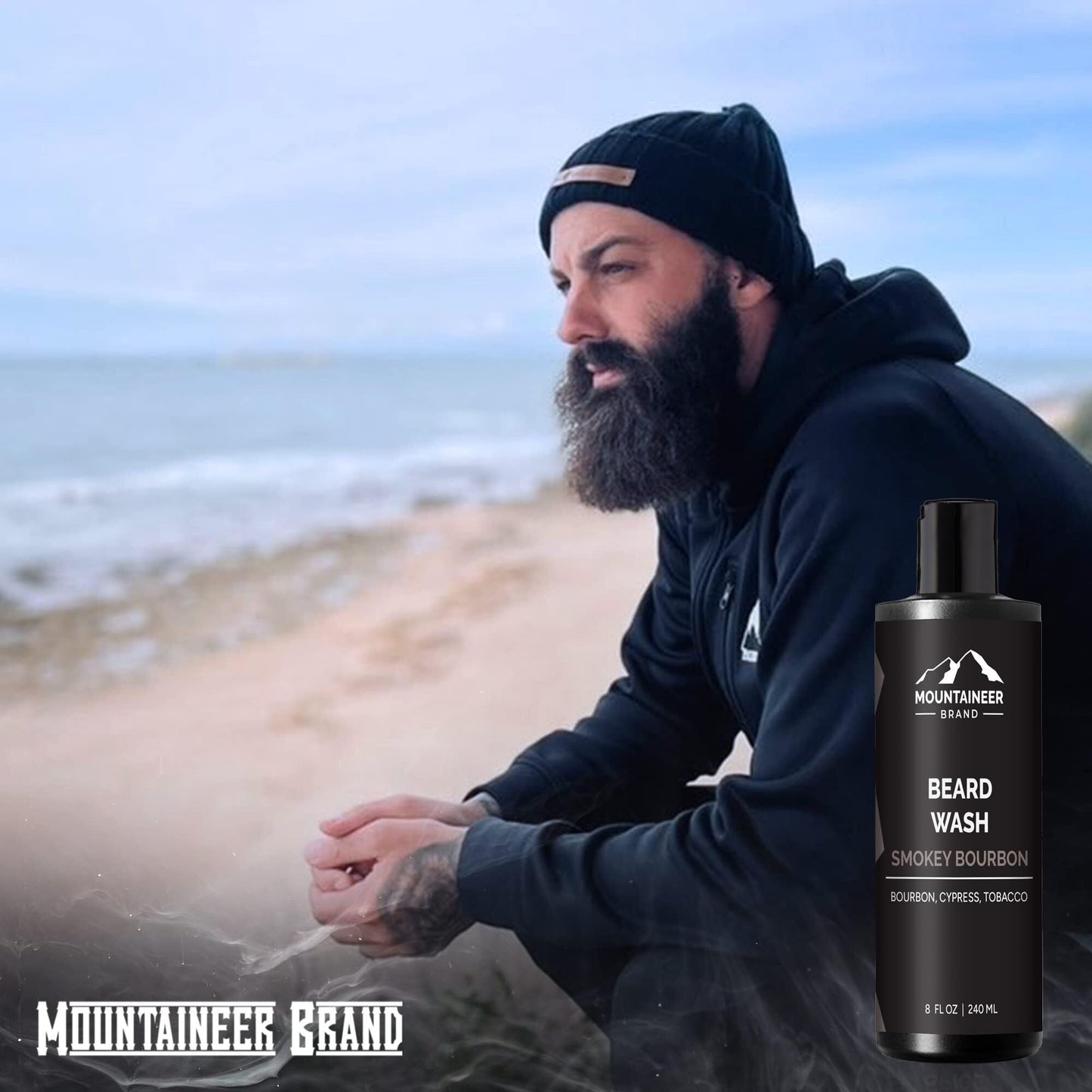 Smokey Bourbon Shampoo & Beard Wash